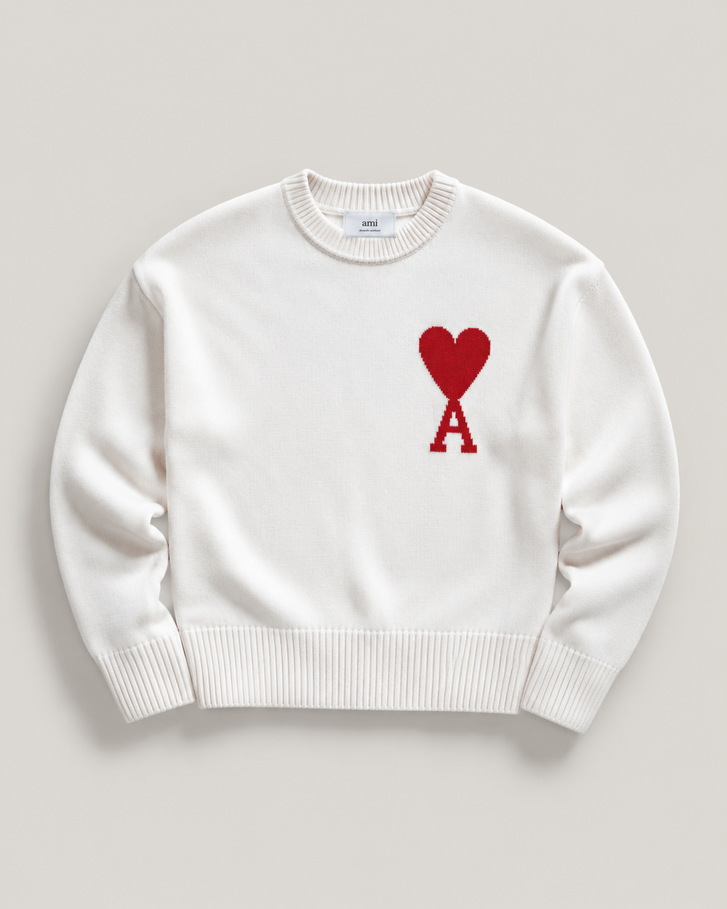 AMI Paris de coeur blanc