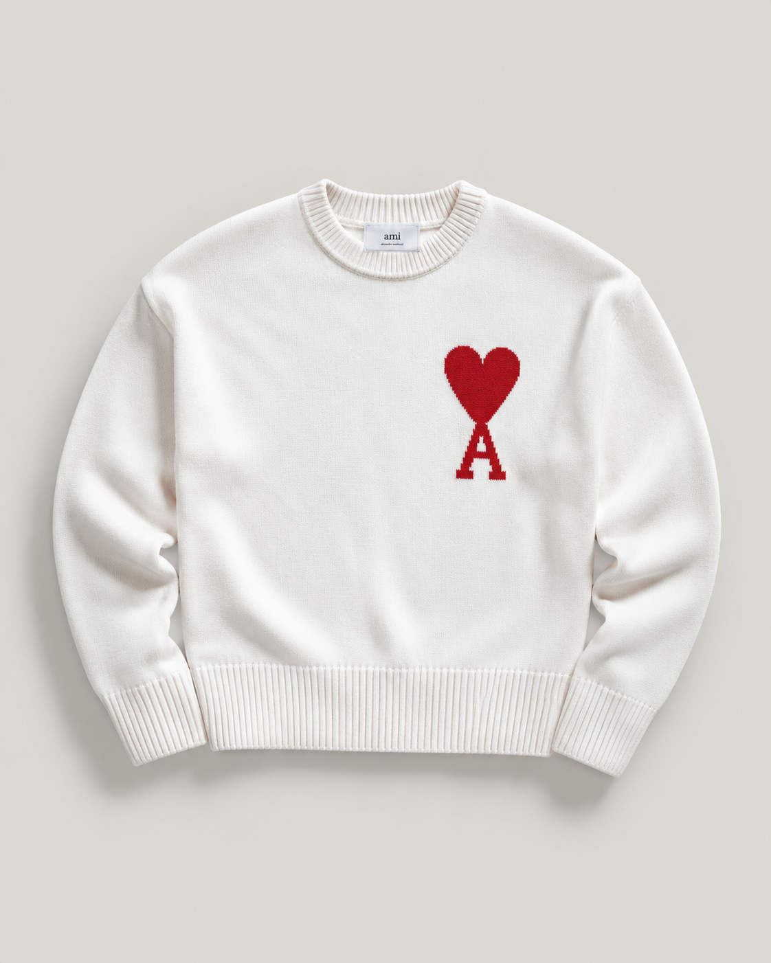 AMI Paris de coeur blanc